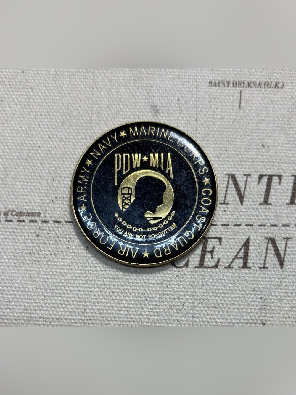 POW•MIA•Let Them Go or Send Us Back•US Military Forces•Challange Coin•Memorial